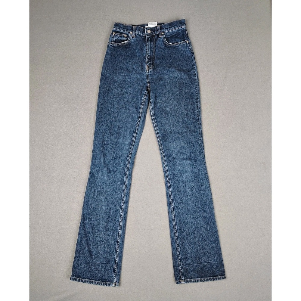 Helmut Lang Jeans 28x34 Dark Blue Denim Classic Bootcut Made In Italy Excellent